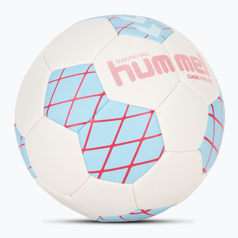 Хандбална топка Hummel Classic Energizer off white/light blue/yellow размер 3 2