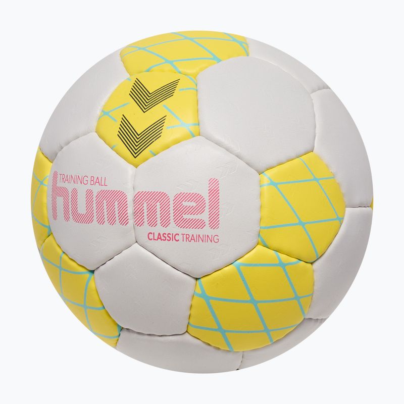 Топка за хандбал Hummel Classic Training HB white/yellow/blue size 1 2