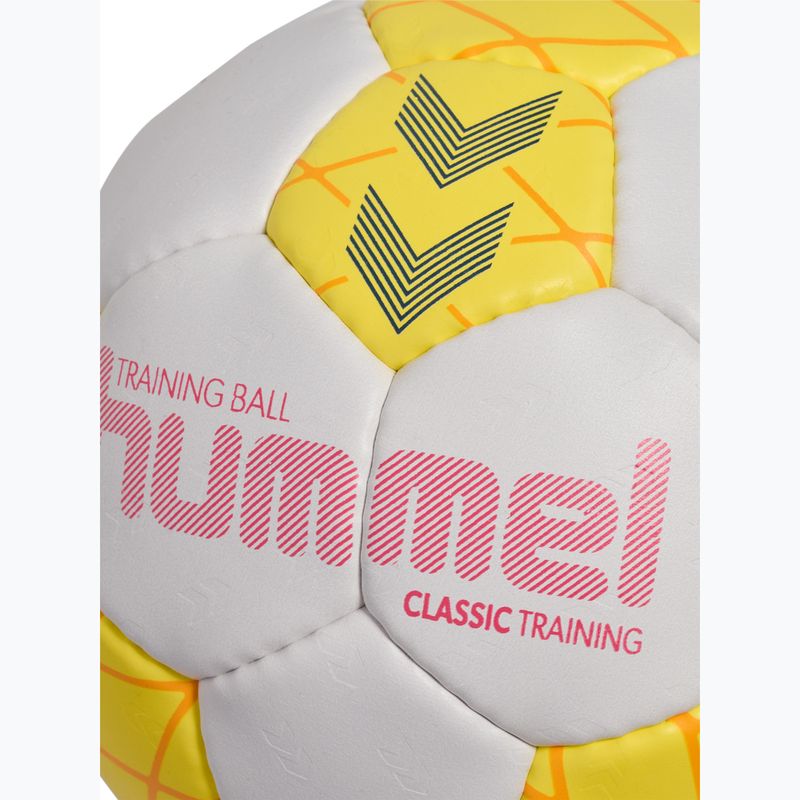 Топка за хандбал Hummel Classic Training HB white/yellow/blue size 2 4