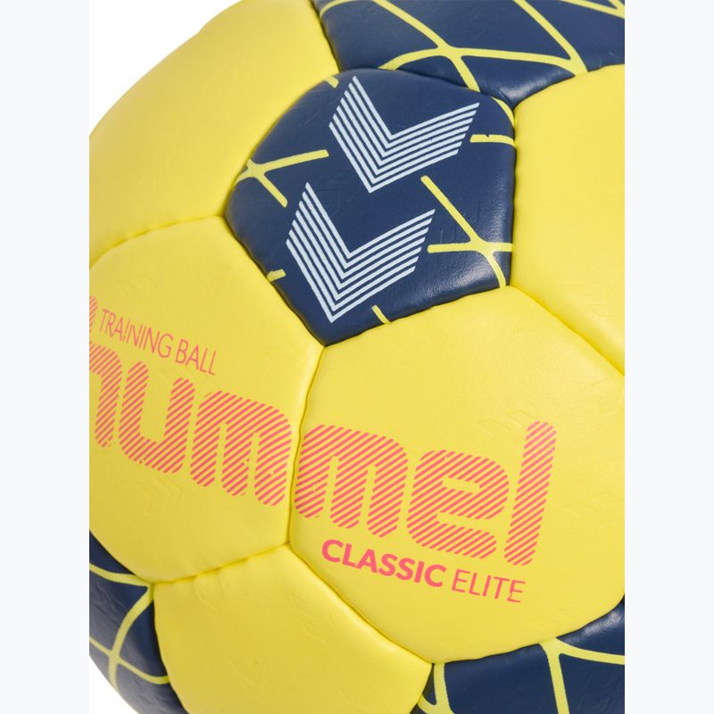 Топка за хандбал Hummel Classic Elite HB yellow/marine size 1 4