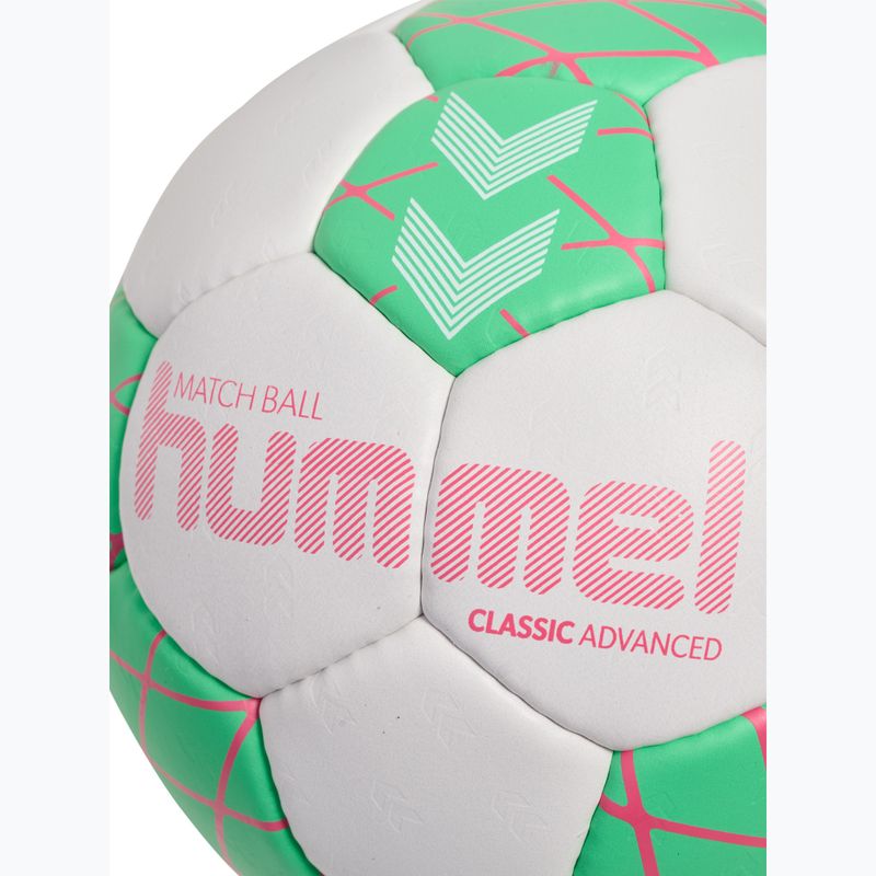 Топка за хандбал Hummel Classic Advanced HB off white/green/red size 3 4
