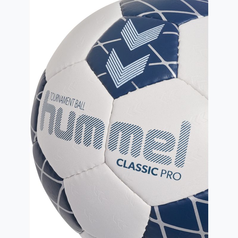 Топка за хандбал Hummel Classic Pro HB off white/marine/silver size 2 4