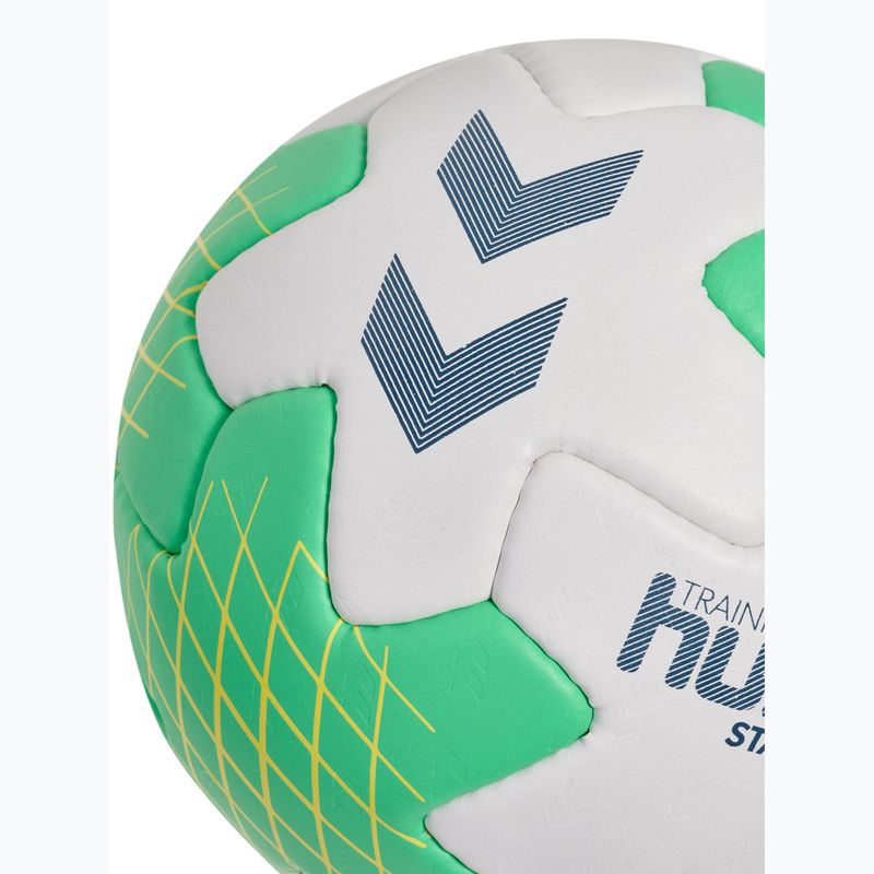 Топка за хандбал Hummel Star Elite HB off white/green/yellow size 1 4
