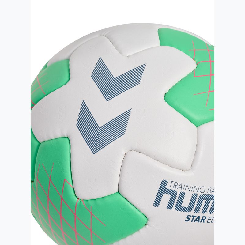 Топка за хандбал Hummel Star Elite HB off white/green/red size 2 4