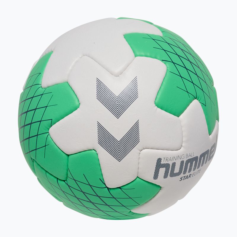 Топка за хандбал Hummel Star Elite HB white/green/marine size 3 2