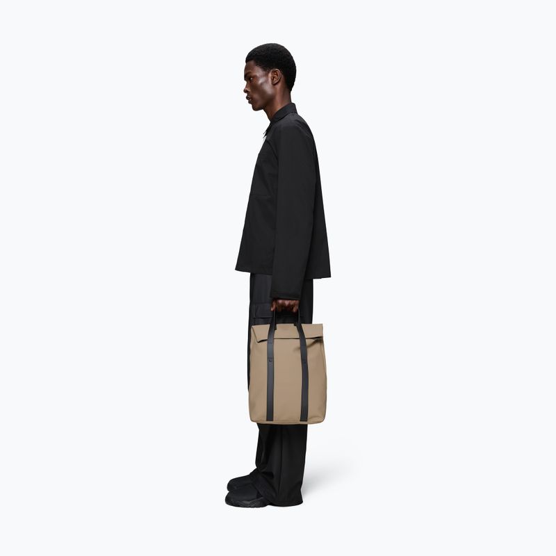 Раница Rains 2 Way Tote Mini Beige 4