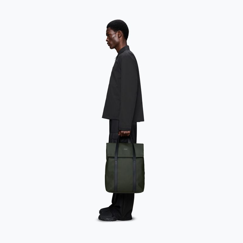 Градска раница Rains 2 Way Tote Green 4