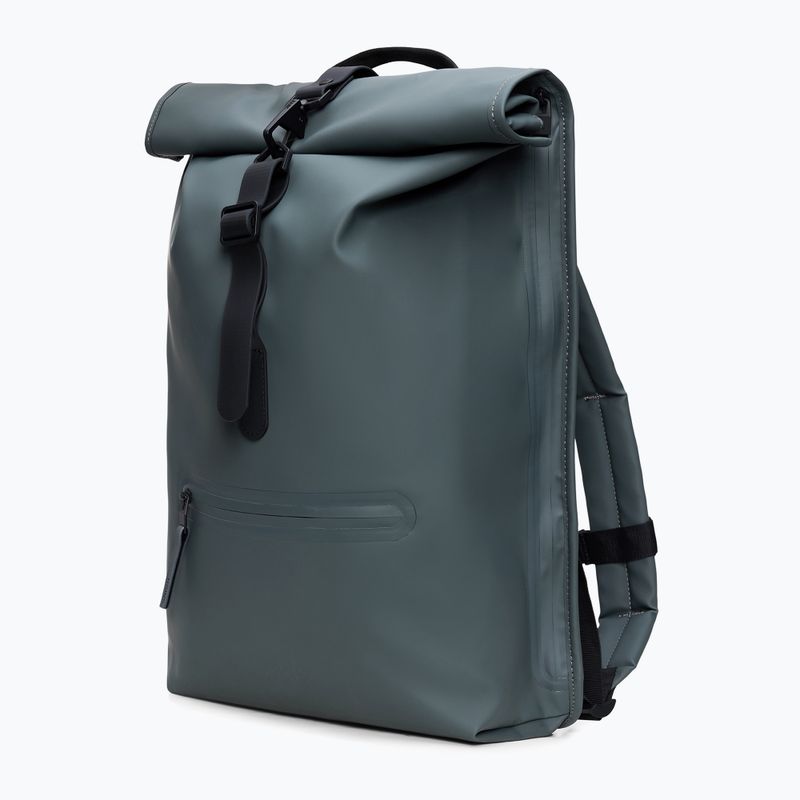 Градска раница Rains Rucksack Rolltop 13 + 4 l dark grey 2