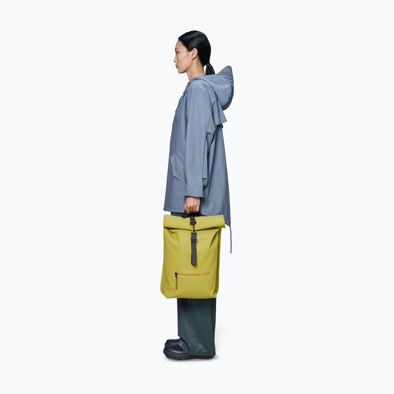 Градска раница Rains Rucksack Rolltop glow 4