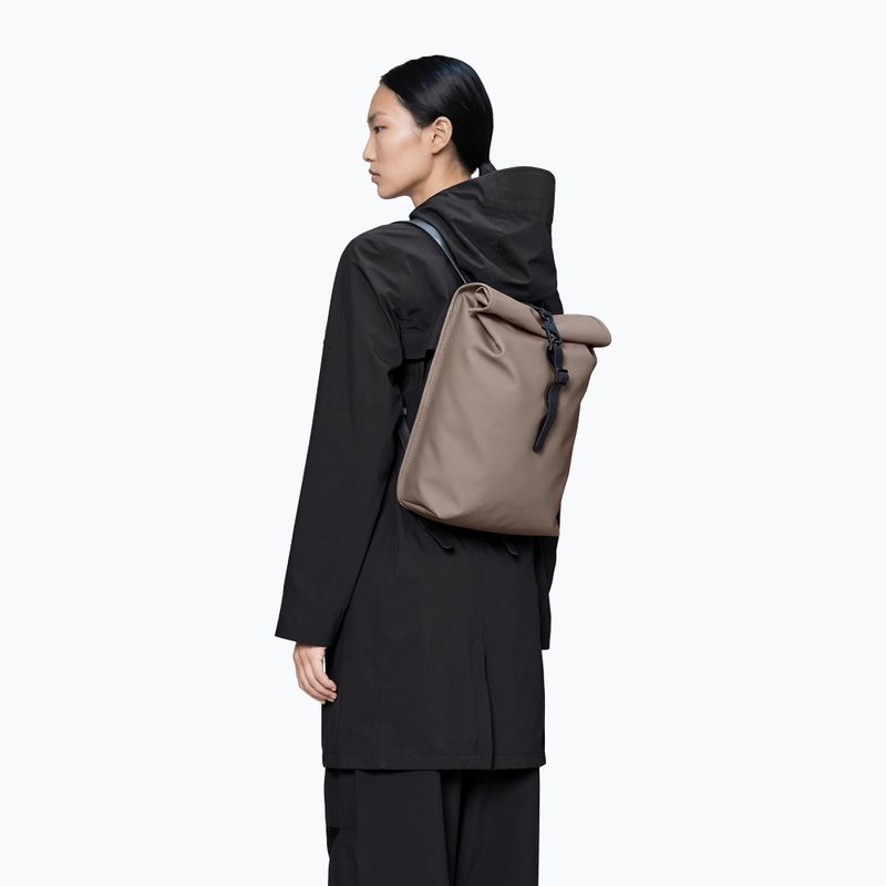 Градска раница Rains Rolltop Rucksack Mini Cinder 3
