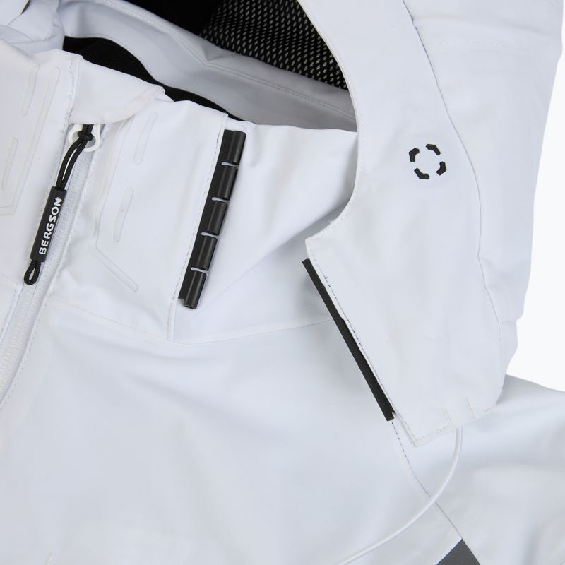 Мъжко скиорско яке BERGSON Velox Stx white/grey 6