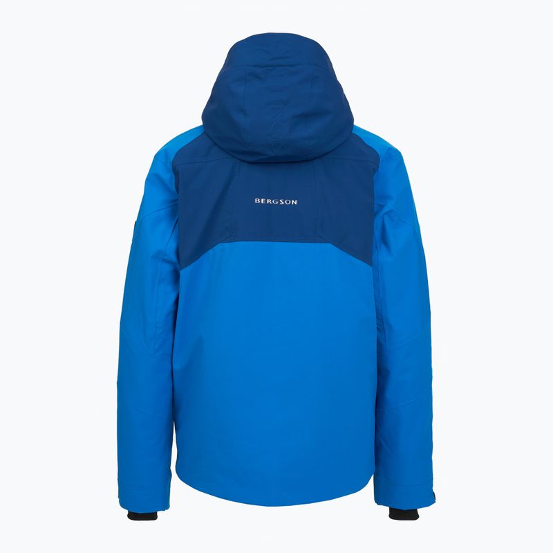 Мъжко скиорско яке BERGSON Axen Stx director blue 2