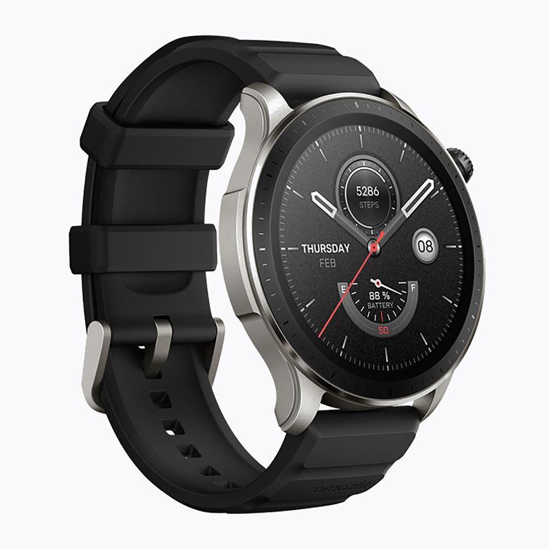 Amazfit GTR 4 Superspeed часовник + скала черен/сребърен W2166EU1N 3