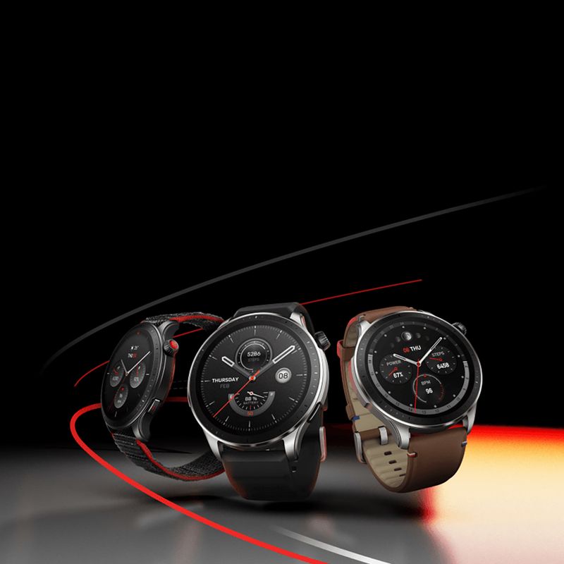 Amazfit GTR 4 Superspeed часовник + скала черен/сребърен W2166EU1N 12