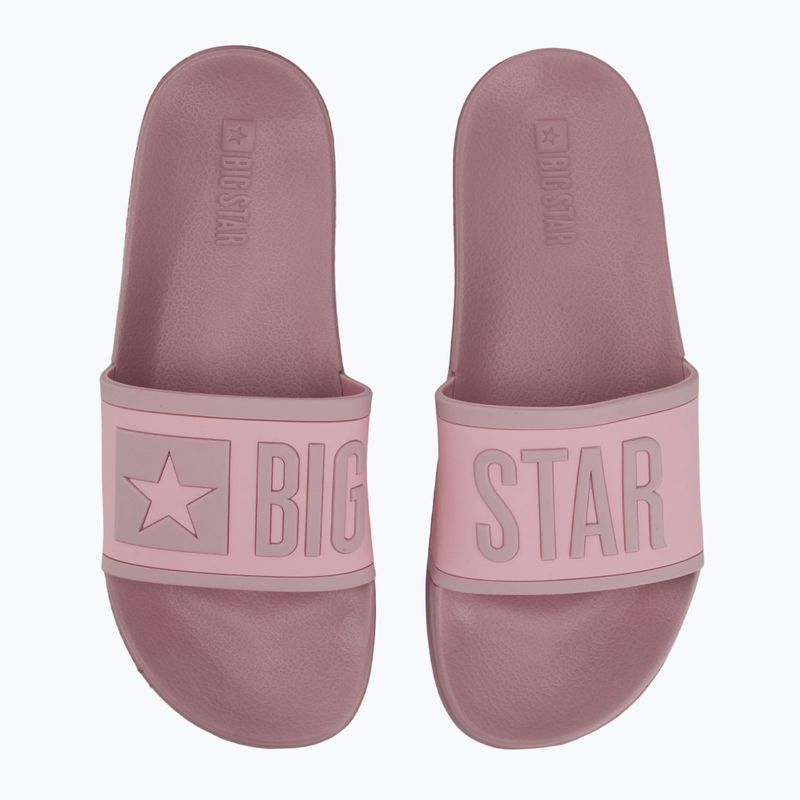 BIG STAR дамски джапанки NN274A647 розово 5