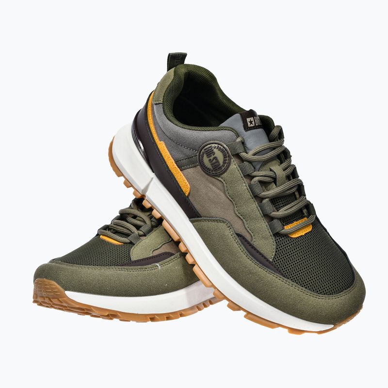 Мъжки обувки BIG STAR RR174280 khaki/dark brown/grey 8
