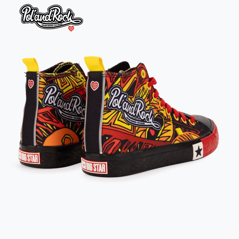 Мъжки кецове BIG STAR SS174501 black/red/yellow 10