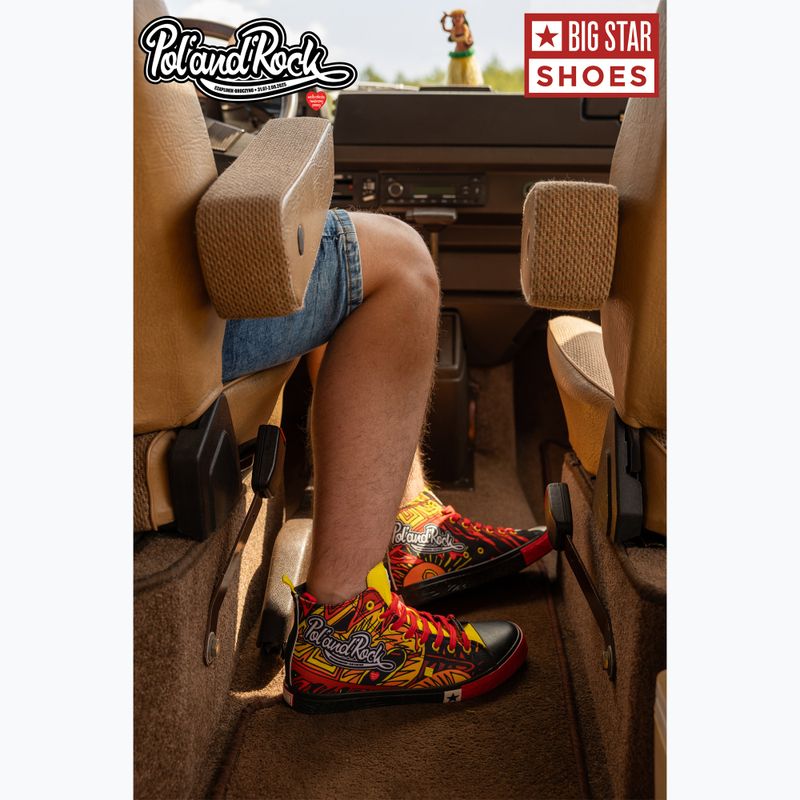 Мъжки кецове BIG STAR SS174501 black/red/yellow 18