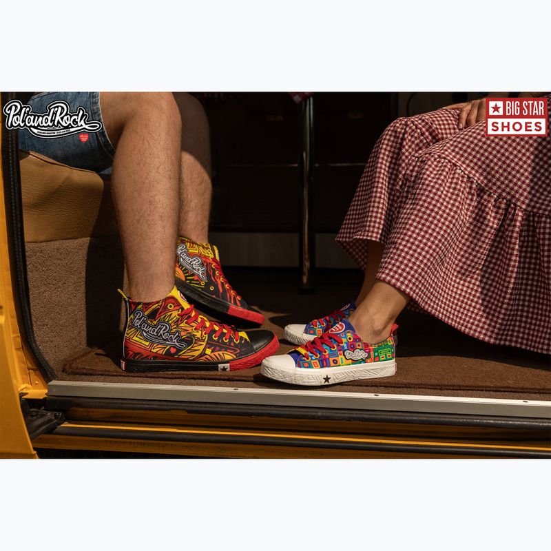 Мъжки кецове BIG STAR SS174501 black/red/yellow 20