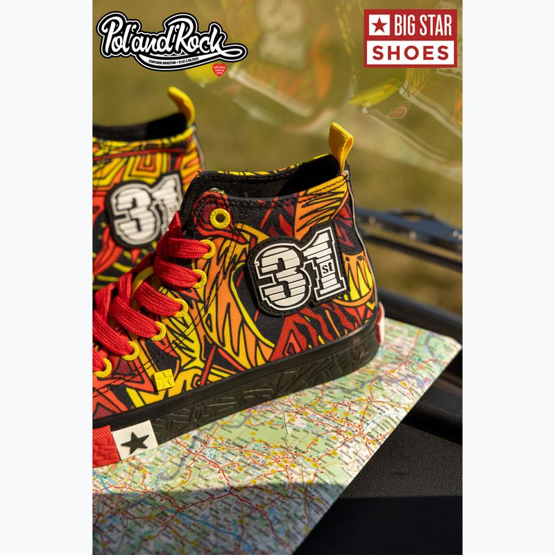 Мъжки кецове BIG STAR SS174501 black/red/yellow 23