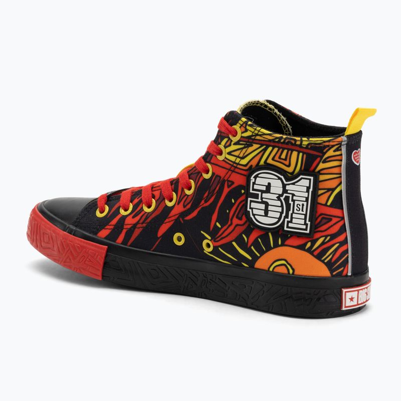 Мъжки кецове BIG STAR SS174501 black/red/yellow 3