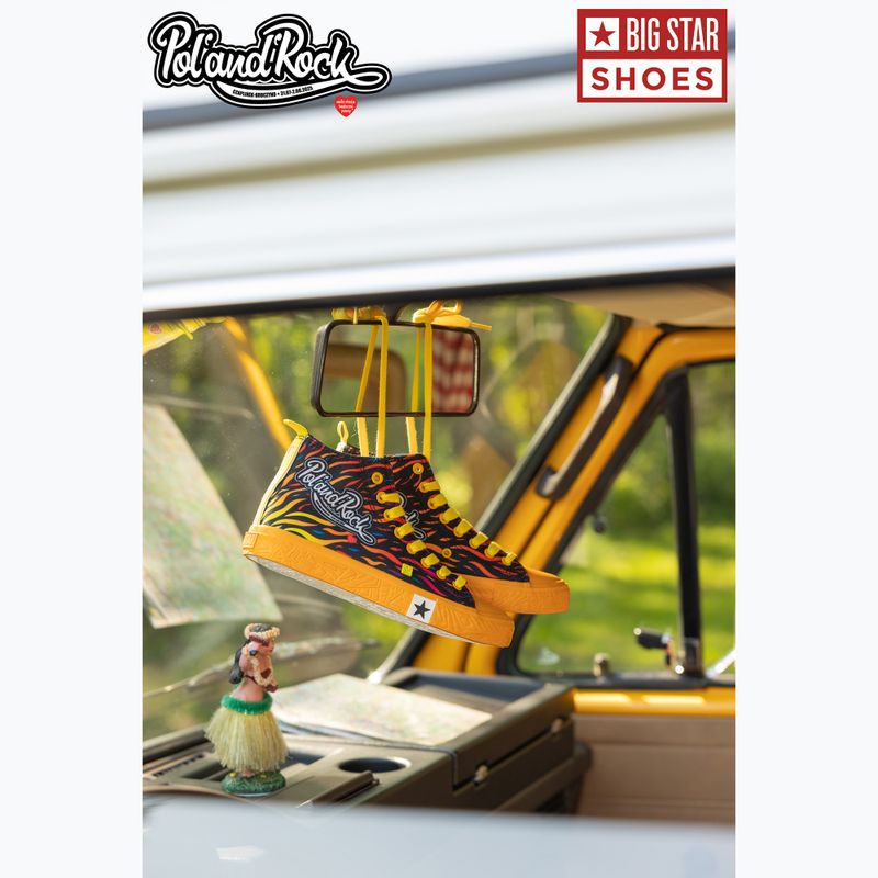 Мъжки кецове BIG STAR SS174503 yellow/red 18