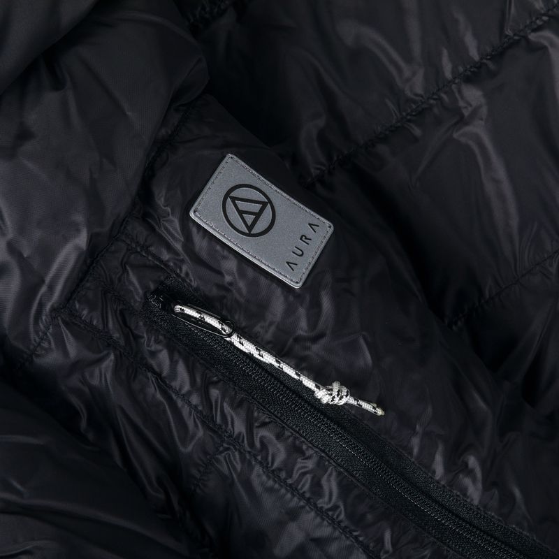 Спален чувал AURA AR 450 195 cm лайм зелен 8