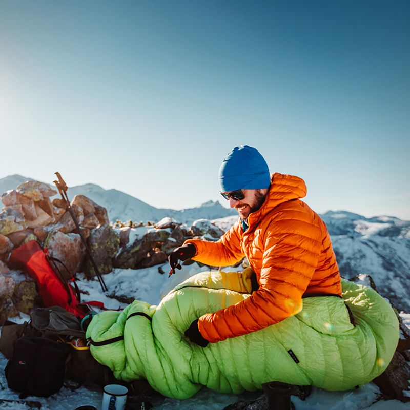 Спален чувал AURA AR 600 195 cm лайм зелен 16