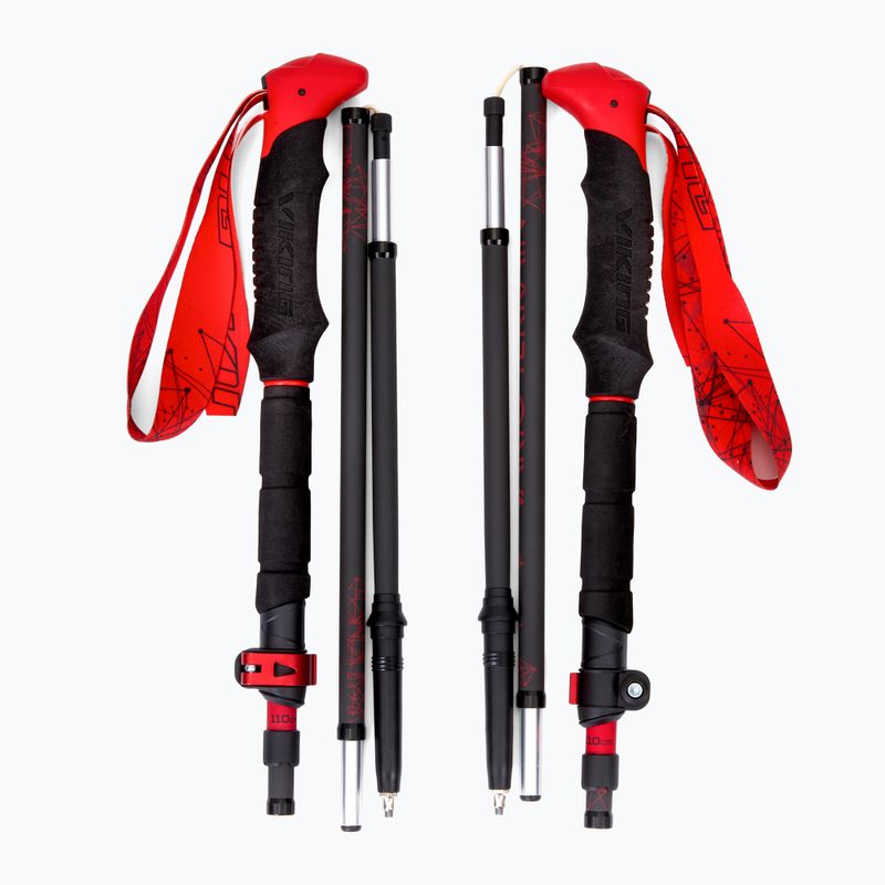 Щеки за скитуринг Viking Spider black/red 6
