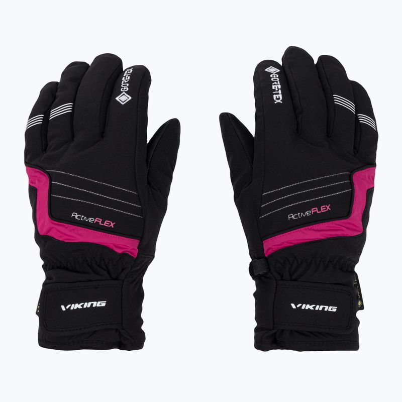 Детски ски ръкавици Viking Helix GTX black 165/22/2252/46 2