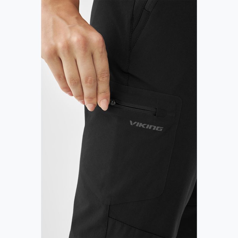 Дамски панталони за трекинг Viking Expander black 6