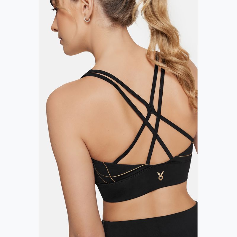 Тренировъчен сутиен Cardio Bunny Flame black 5
