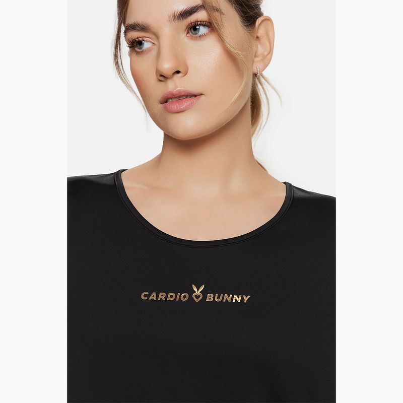 Тренировъчна тениска за жени Cardio Bunny Fog black 5