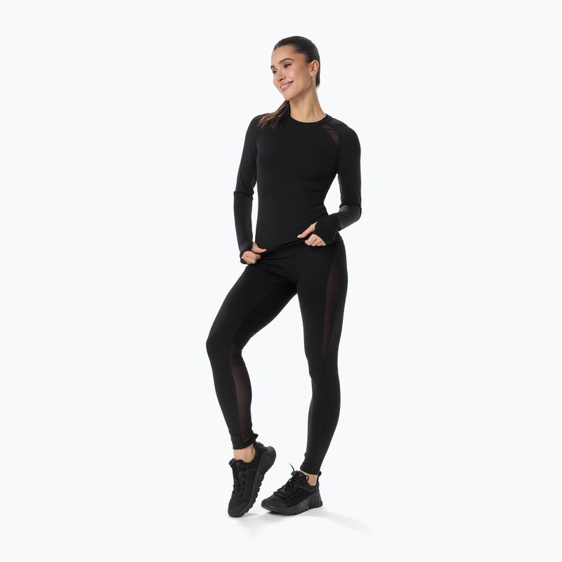 Дамска блуза с дълъг ръкав за  тренировка Cardio Bunny  black 2