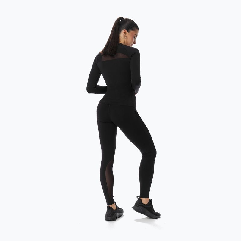 Дамска блуза с дълъг ръкав за  тренировка Cardio Bunny  black 3