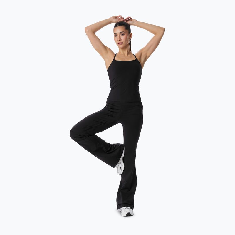 Дамска тренировъчна тениска Cardio Bunny With Built-in Black bra 2