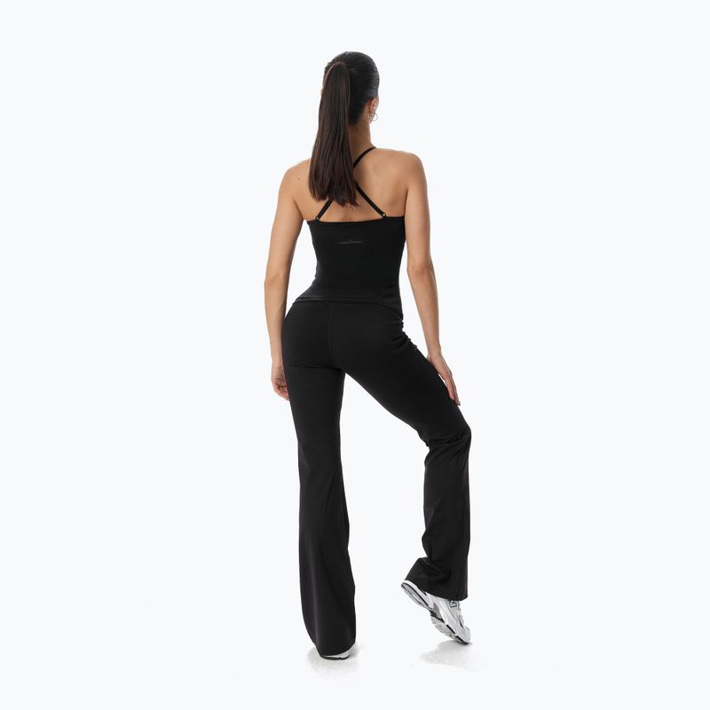 Дамска тренировъчна тениска Cardio Bunny With Built-in Black bra 3