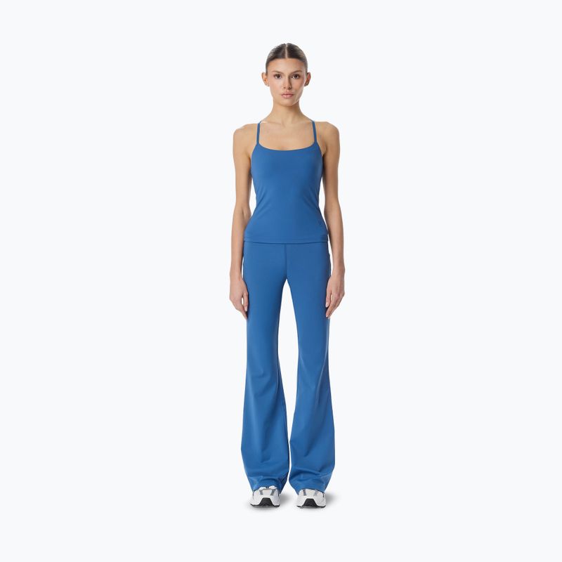 Дамска тренировъчна тениска Cardio Bunny With Built-in Blue Bra 2