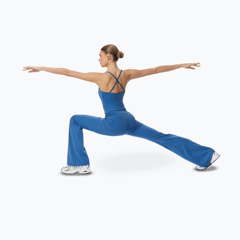 Дамска тренировъчна тениска Cardio Bunny With Built-in Blue Bra 5