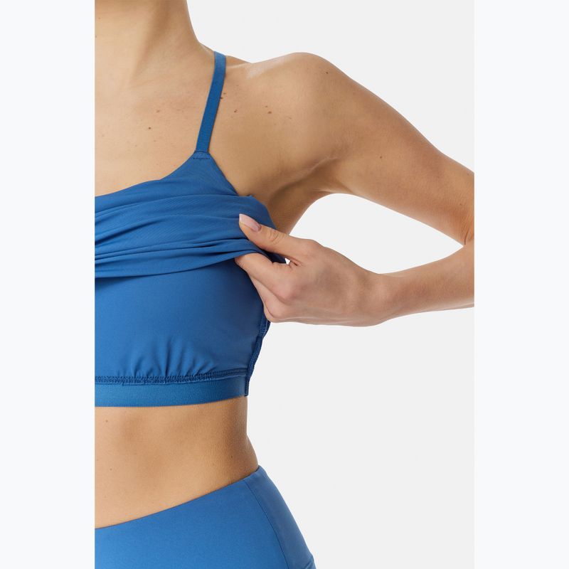 Дамска тренировъчна тениска Cardio Bunny With Built-in Blue Bra 6