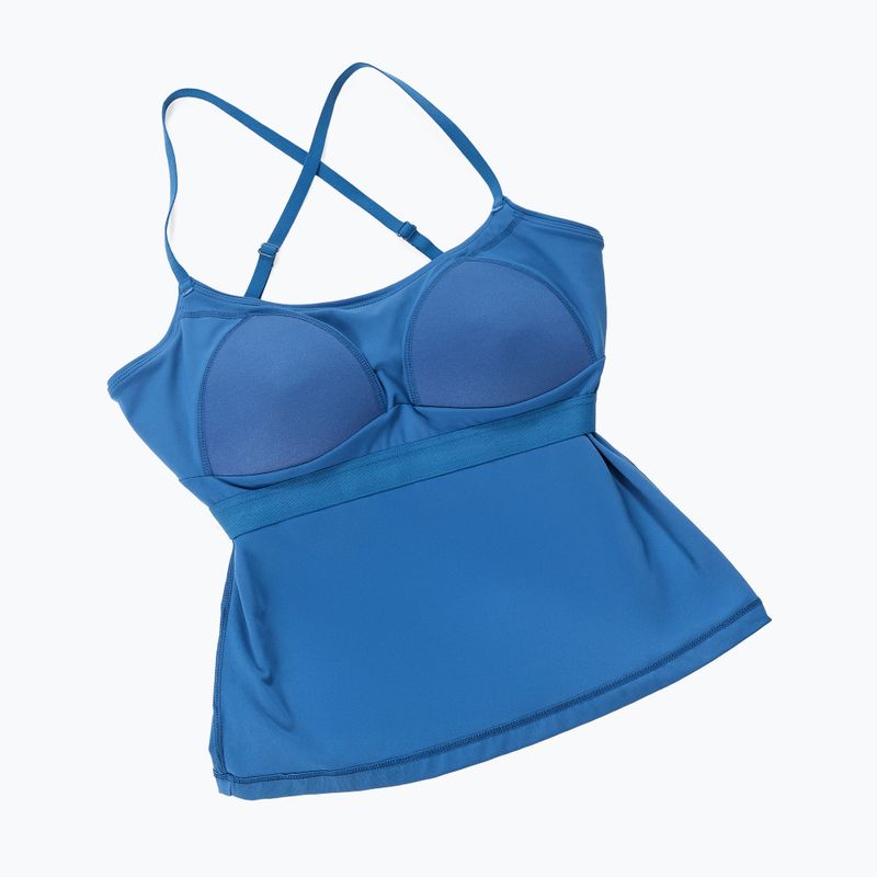 Дамска тренировъчна тениска Cardio Bunny With Built-in Blue Bra 7