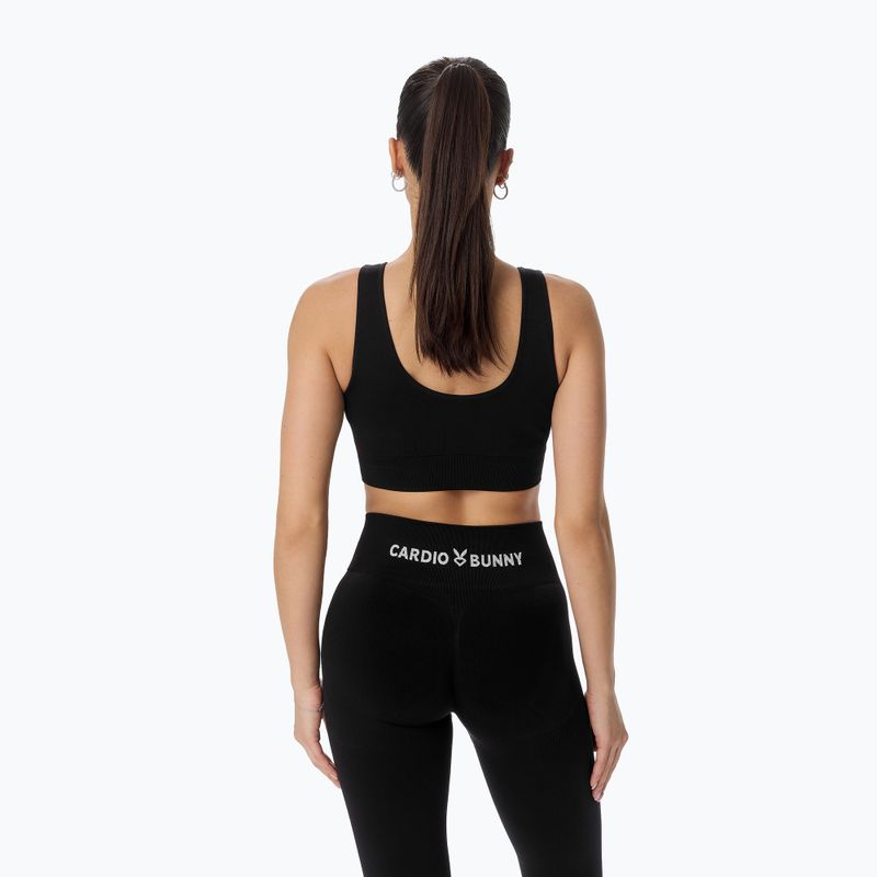 Спортен сутиен Cardio Bunny Seamless black 5