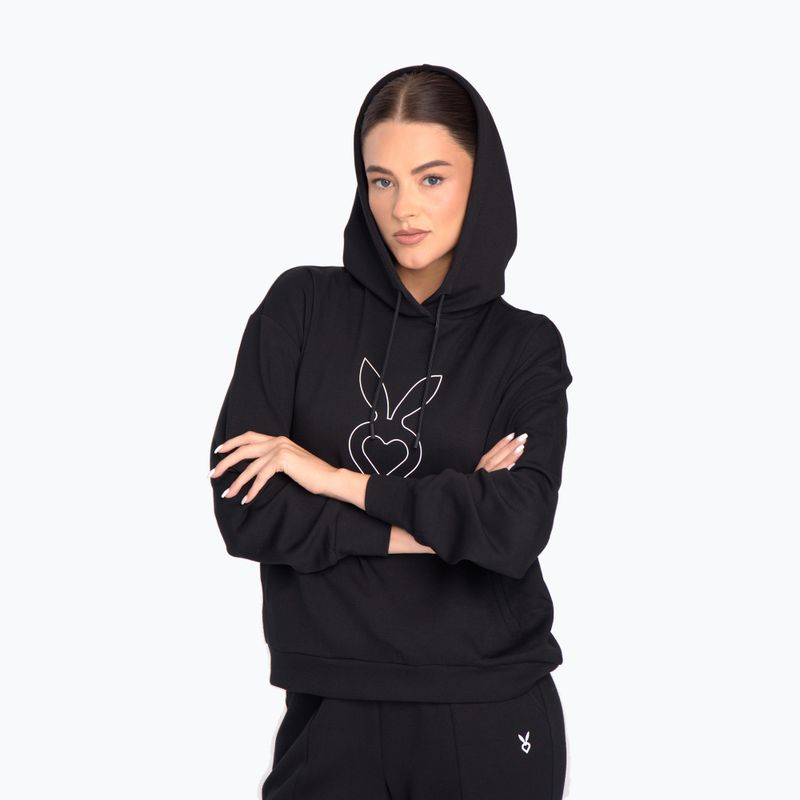Дамски суитшърт за тренировка Cardio Bunny HCB-125 black 4