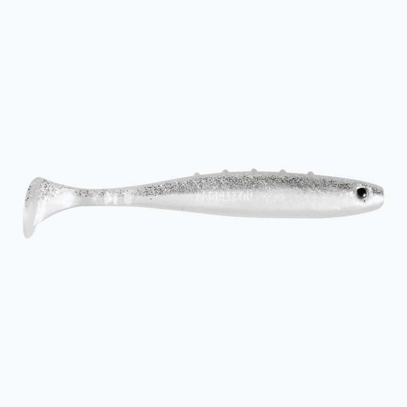 Dragon V-Lures Aggressor Pro Rubber Lure 3 бр. Сребърен блясък CHE-AG40D-01-910