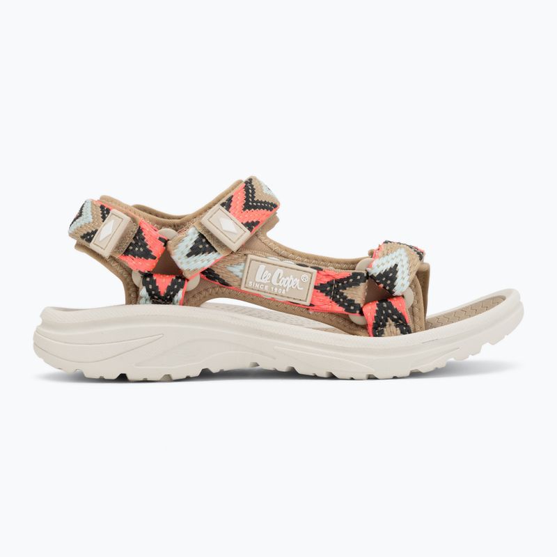 Дамски сандали Lee Cooper LCW-26-34-4429LA beige/fuchsia 2