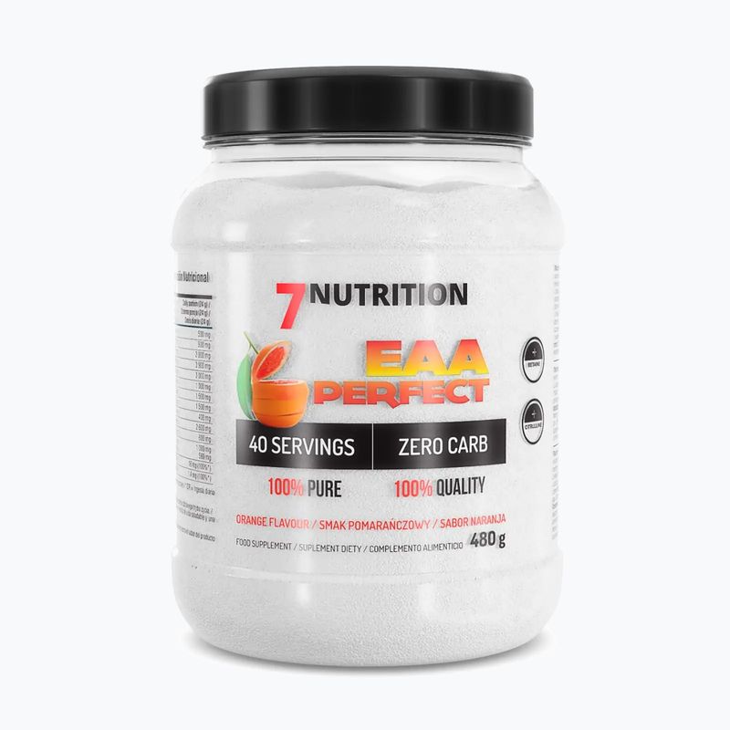 EAA Perfect 7Nutrition аминокиселини 480g портокал 7Nu000393