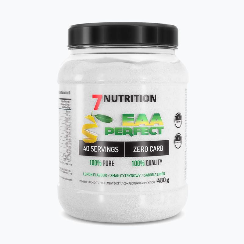 EAA Perfect 7Nutrition аминокиселини 480g лимон 7Nu000392