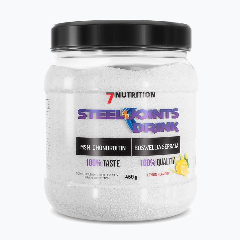 Steel Joints Drink 7Nutrition за възстановяване на ставите 450g лимон 7Nu000394