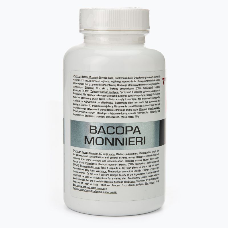 Bacopa Monnieri 7Nutrition 550mg памет и концентрация 60 капсули 7Nu000426 2