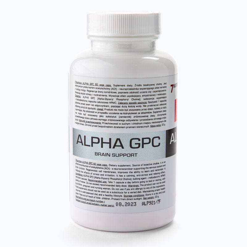 Alpha GPC 7Nutrition памет и концентрация 60 капсули 7Nu000436 2